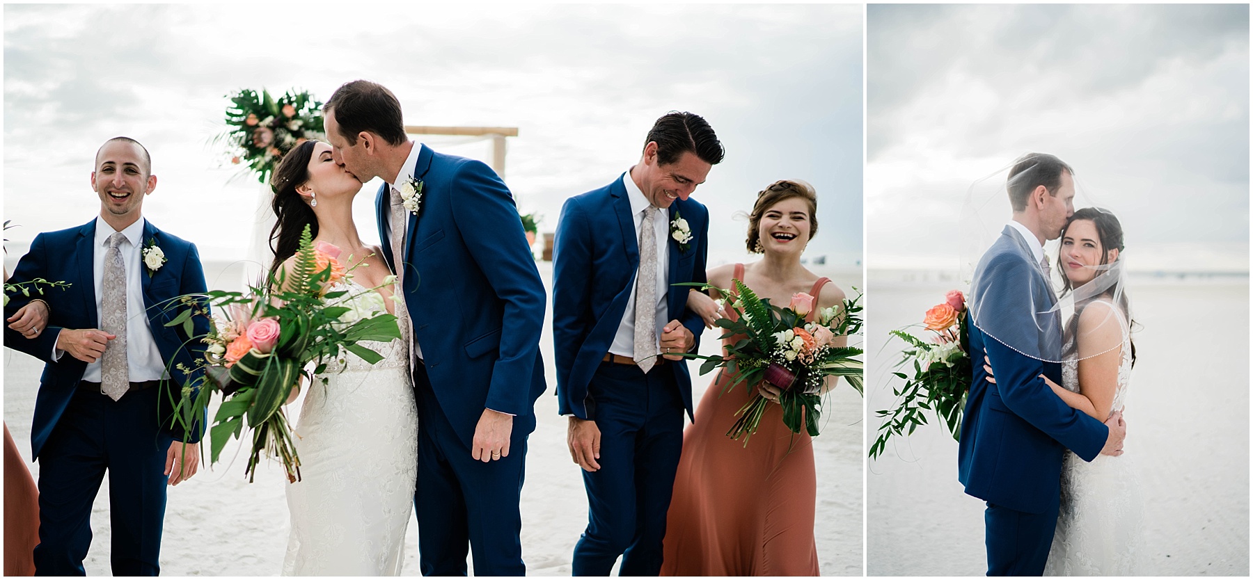 Bridal party celebrates at JW Marriott Marco Island in Florida