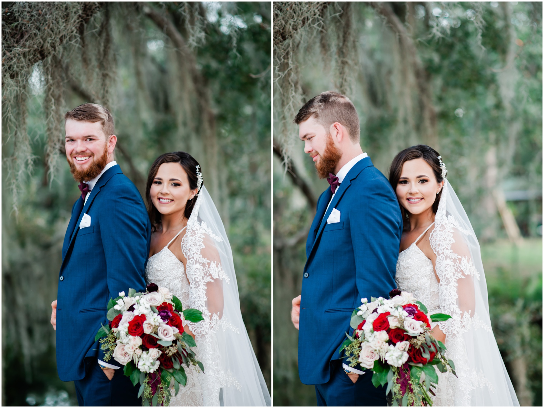 Fort Myers photographer captures family home winter wedding