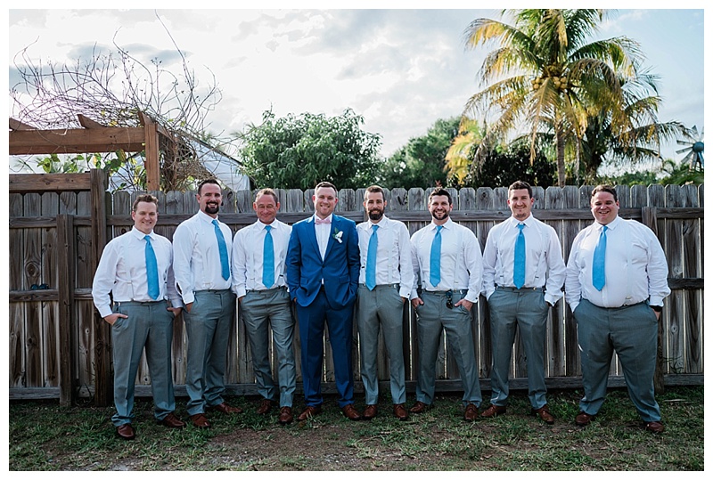 Fort Myers wedding groomsmen