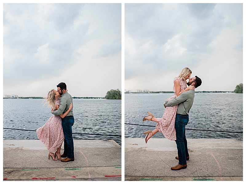 downtown fort myers engagement