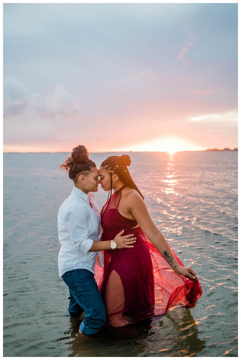 Bowditch beach engagement