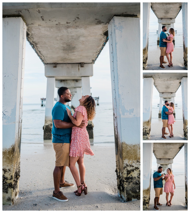 Fort Myers Beach Pier Engagement 