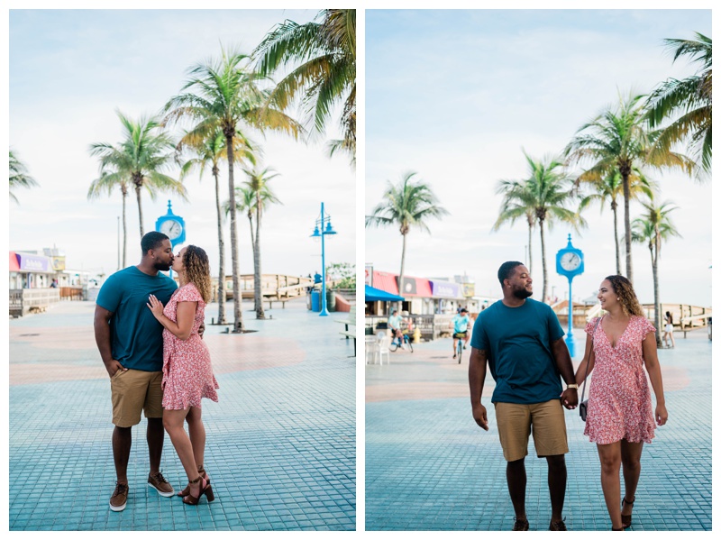 Downtown Ft. Myers Beach Engagement Session