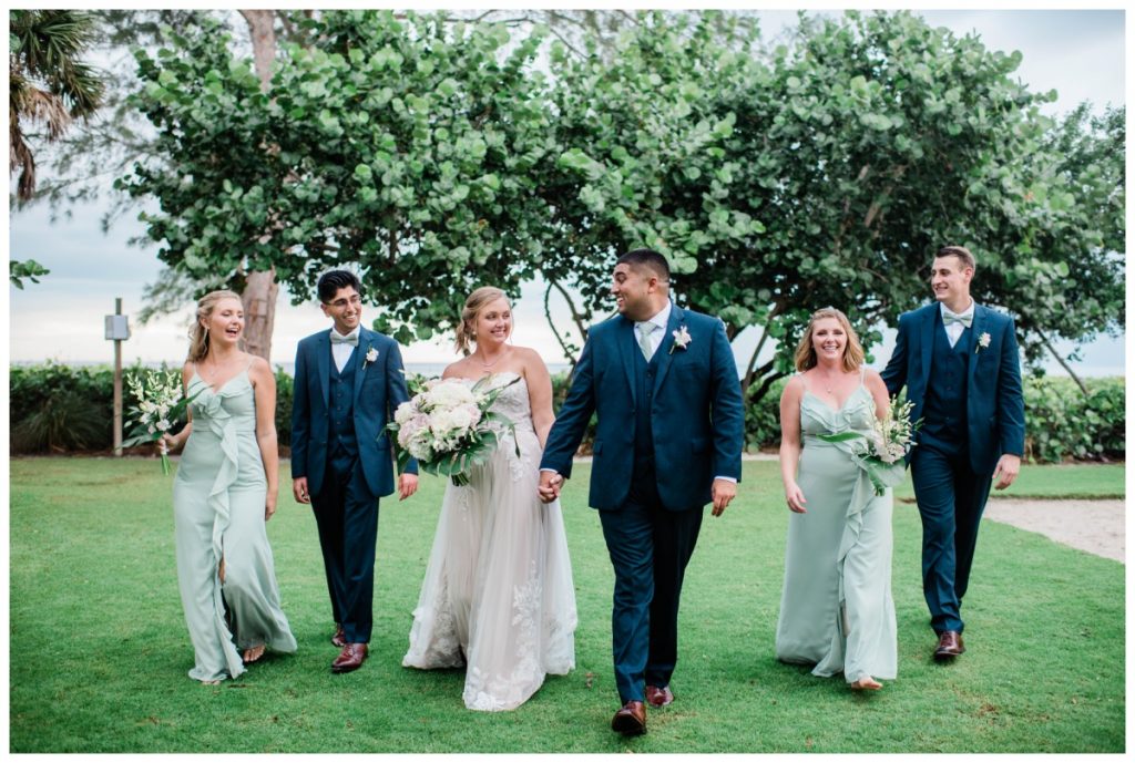 Fort Myers wedding bridal party