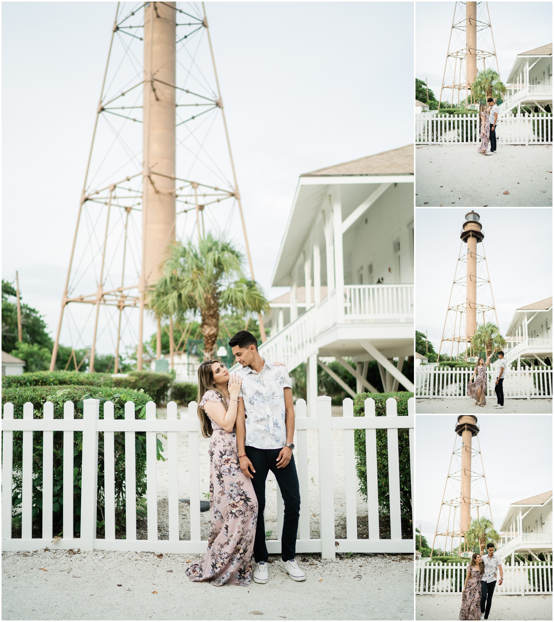 Sanibel Lighthouse engagement photos