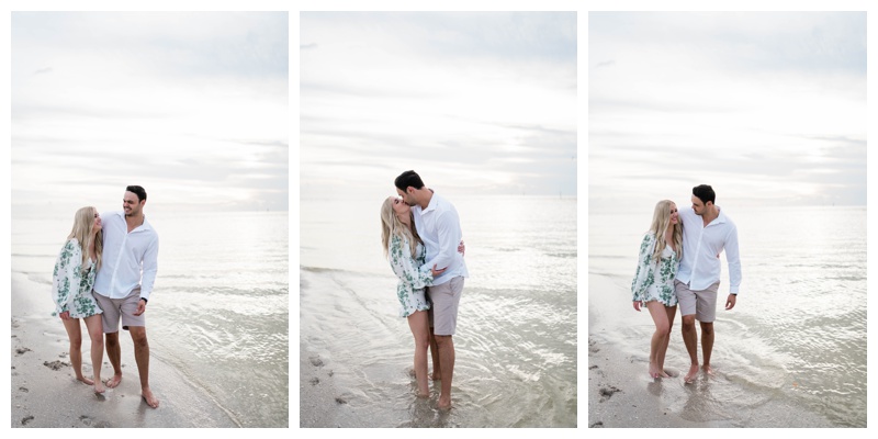 Florida beach engagement photos