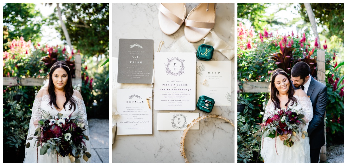 Christmas inspired wedding in Fort Myers, Florida