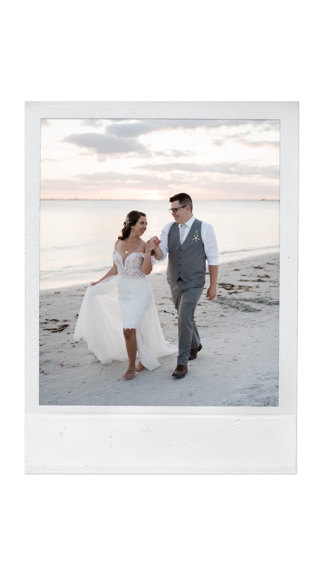 Florida sunset wedding photos