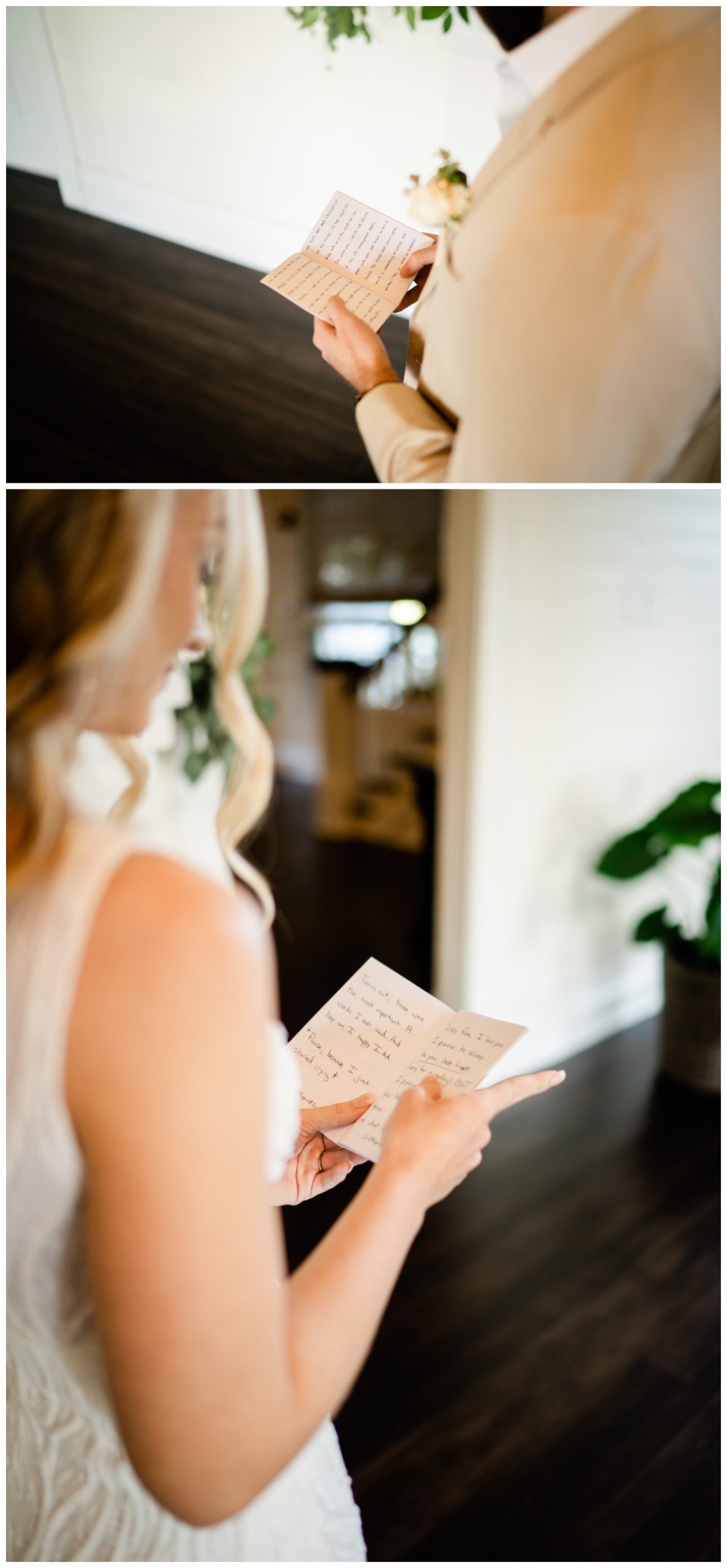 private vow reading in Fort Myers, Florida photographed by Fort Myers wedding photographer