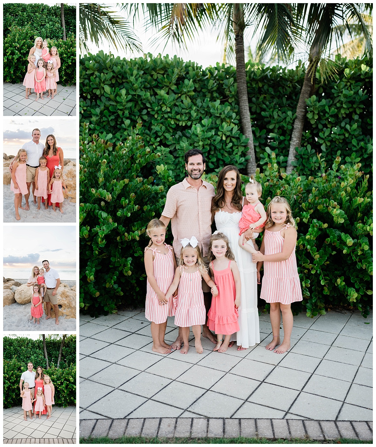 Family photoshoot by Southwest Florida family photographer