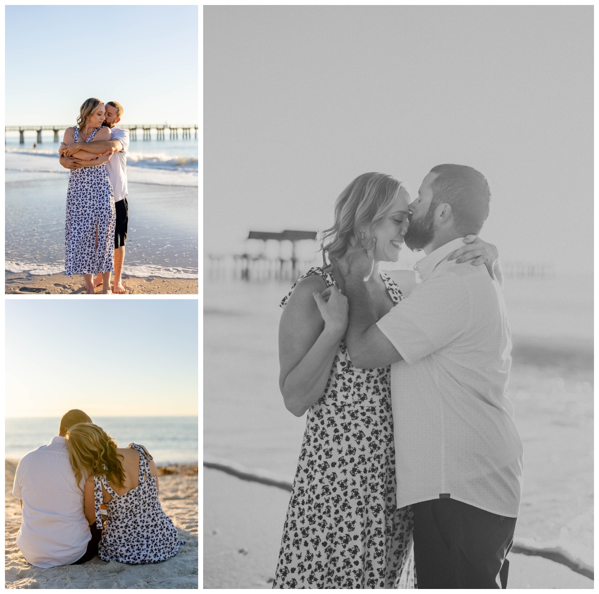 Southwest Florida beach engagement photoshoot
