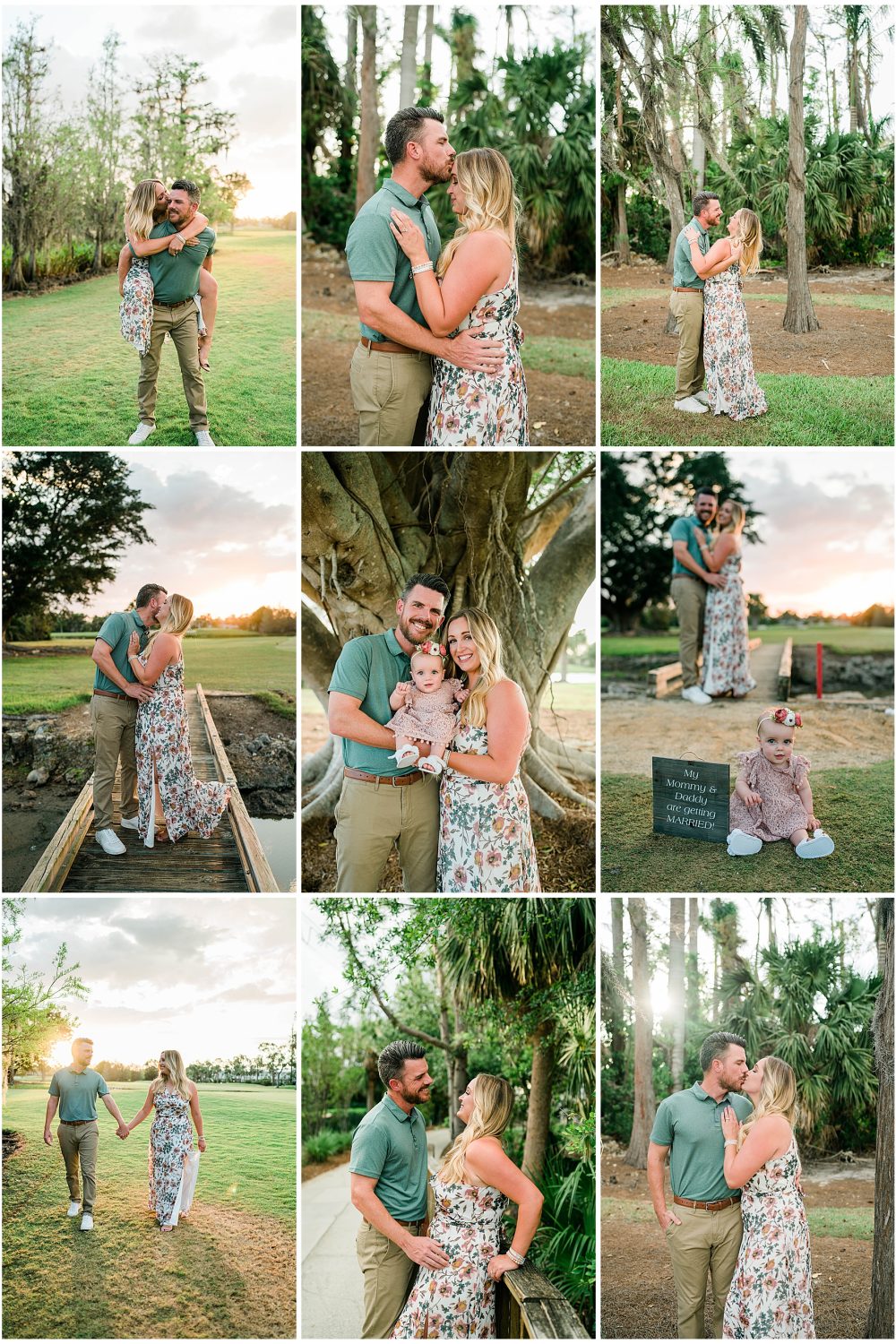 Country Club engagement session