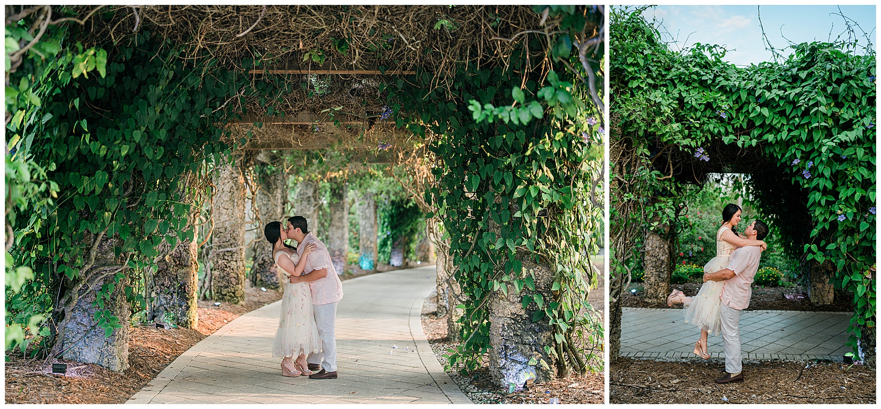 Couple at Naples Botanical Gardens 
