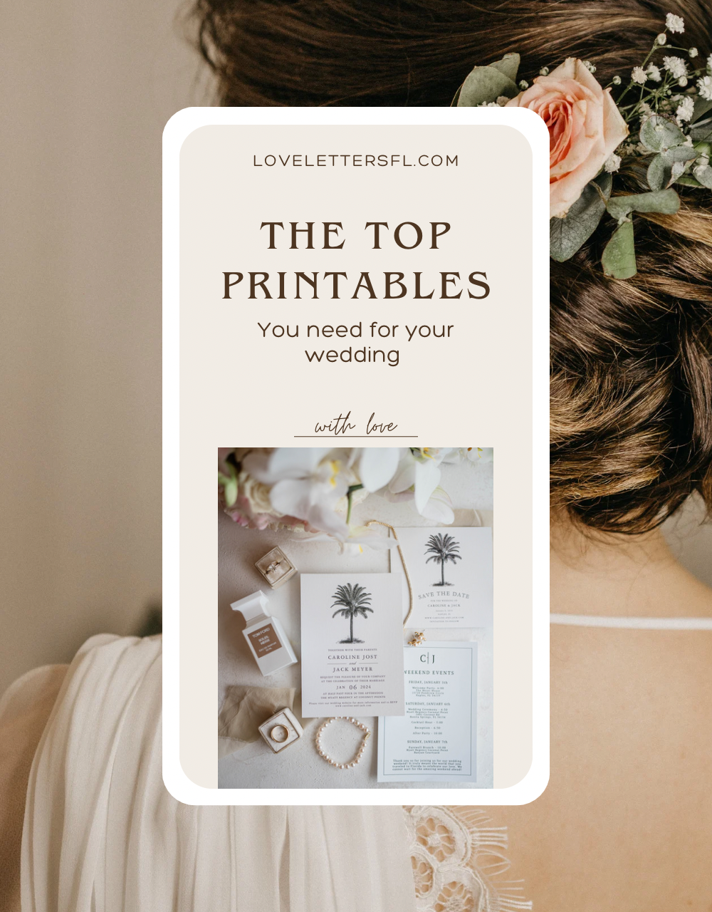 Top 10 Items to Print for your Wedding Day