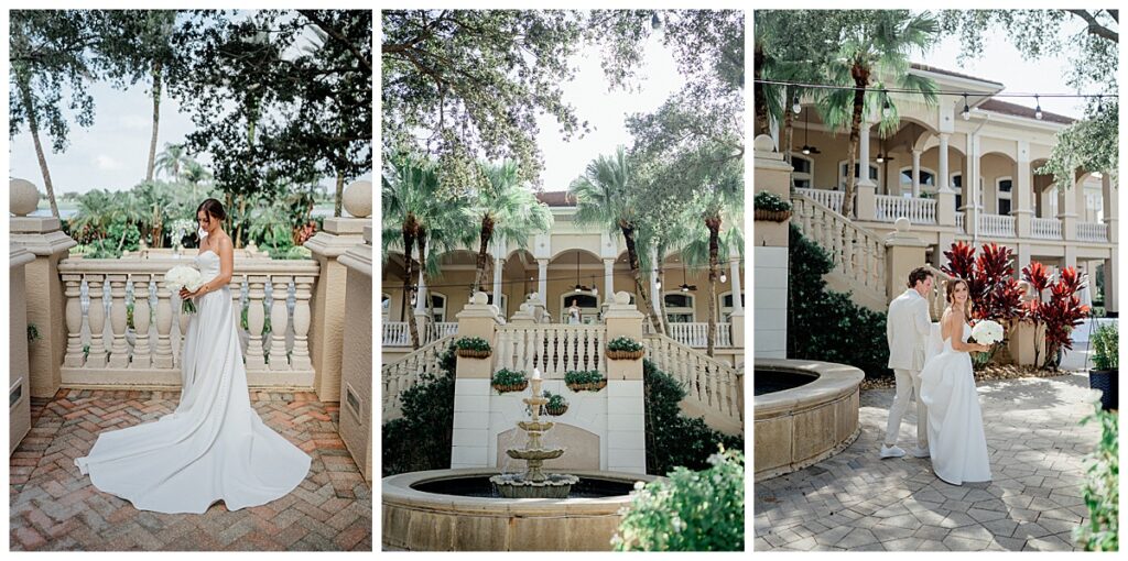 A bride's photos at the Strand in Naples Fl