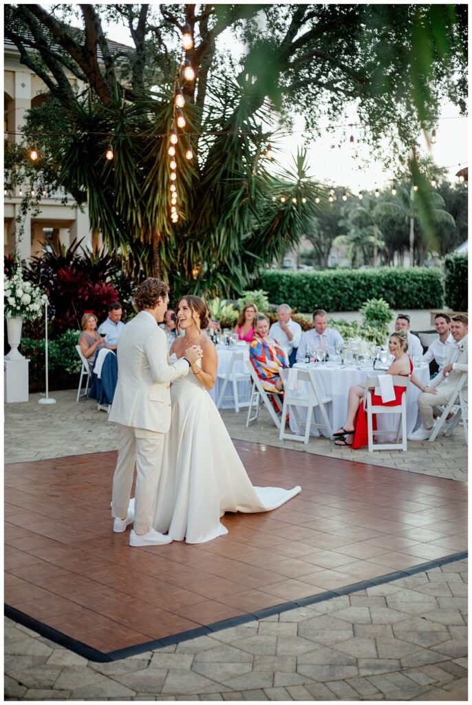 Bride and Groom First Dance at the Strand 