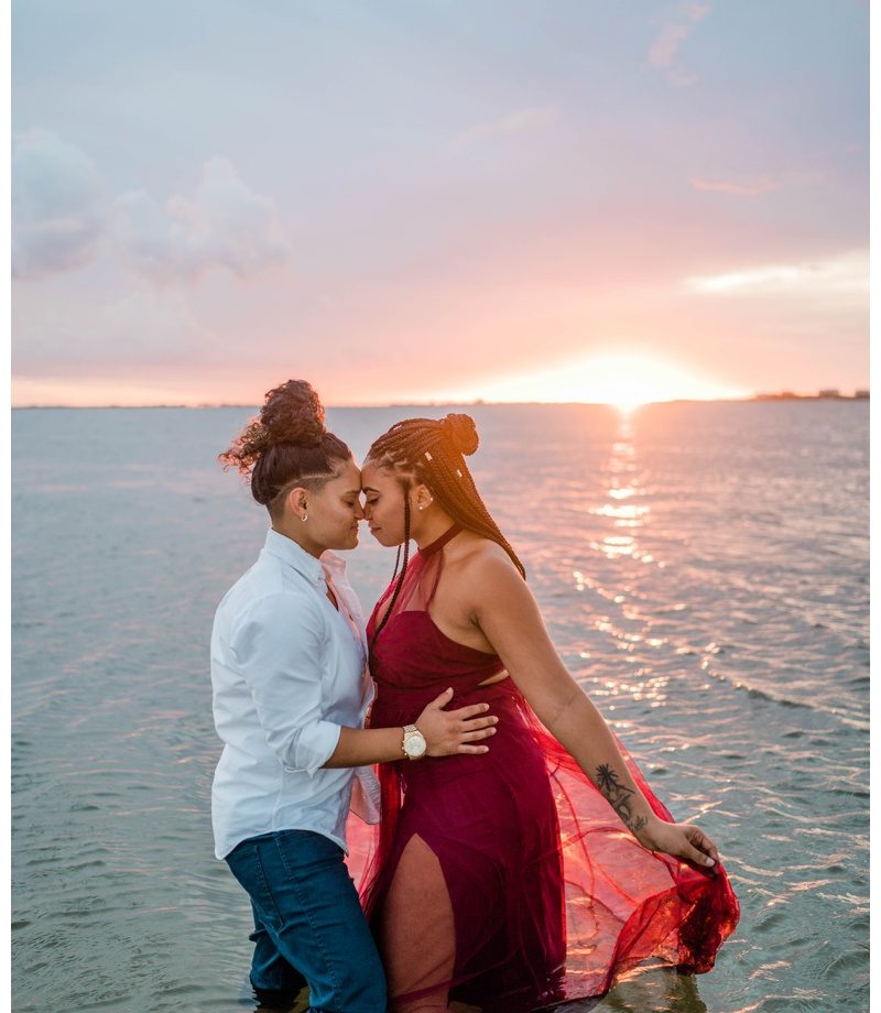 Bowditch beach engagement