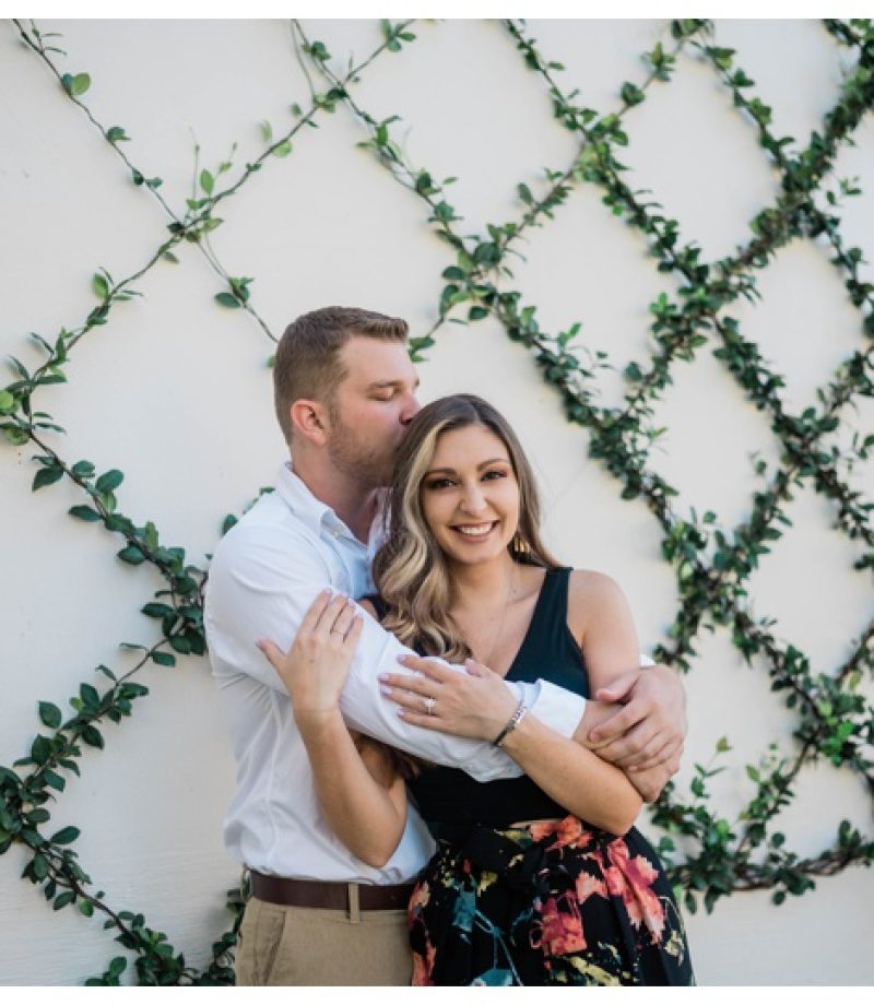 downtown naples engagement