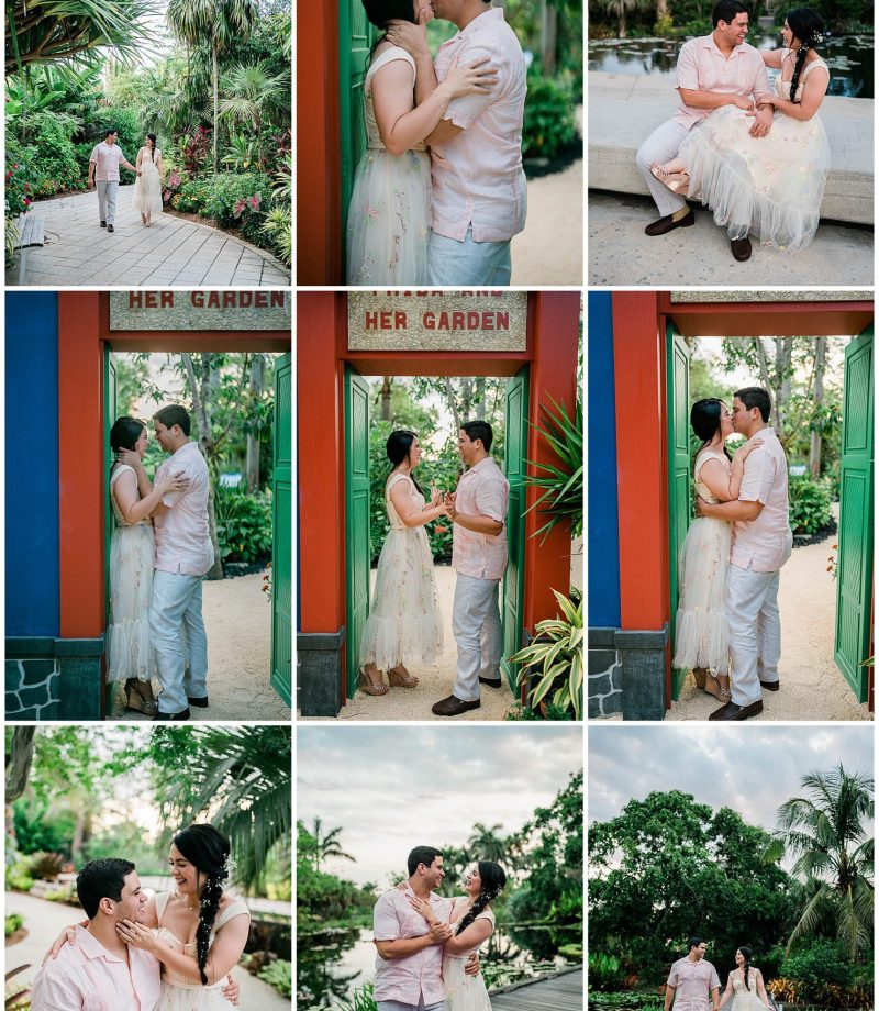 Naples Botanical Garden engagement