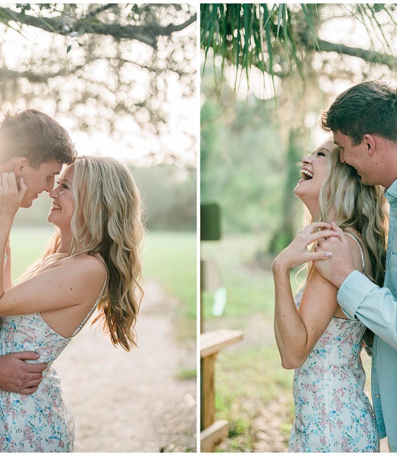 Koreshan State park engagement photo